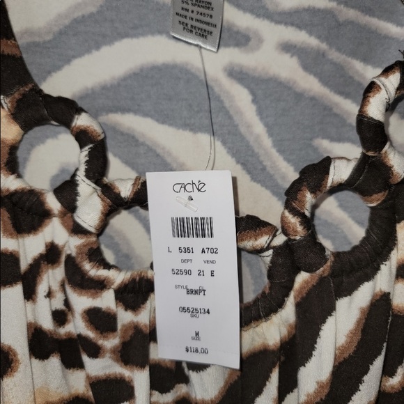 NYT Cache Leopard dress M - Picture 6 of 8